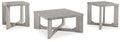 Garnilly - Occasional Table Set (Set of 3) - Whitewash