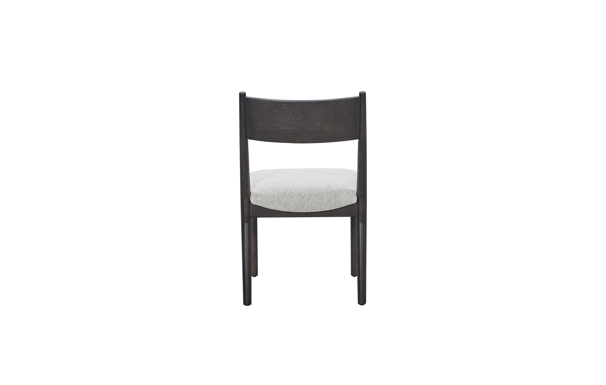 Comfortable Upholstery Cresent Chair (Set of 2) - Peppercorn