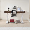 Farmhouse Retro Design Pedestal Sofa Tabe