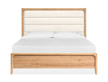 Somerset - Complete Panel Bed With Upholstered Headboard