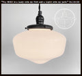 Schoolhouse Heritage Pendant Light |9"|