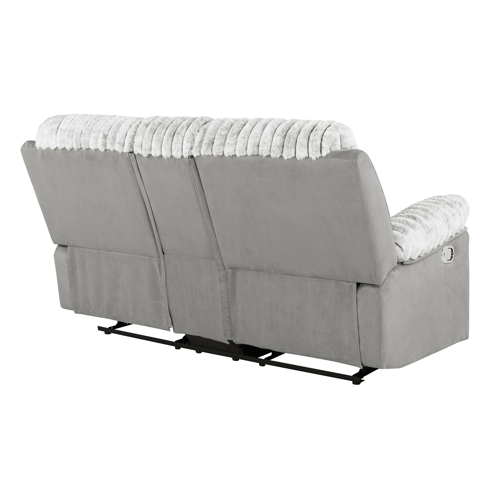 Bruni - Console Reclining Loveseat With Manual Recline
