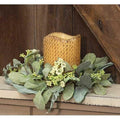 Mixed Lamb's Ear Candle Ring (Pack of 2)