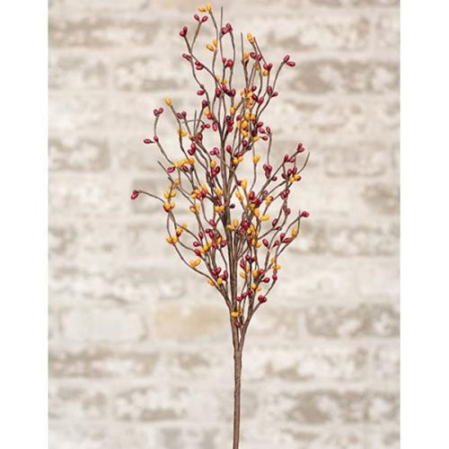 Pip Berry Spray 26" Burgundy/Gold  (Pack of 4)