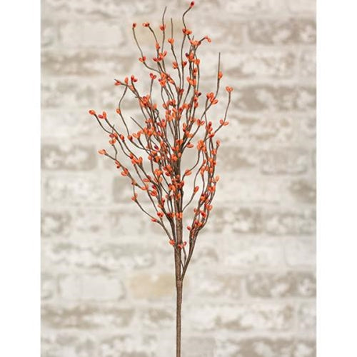 Pip Berry Spray 26" Pumpkin  (Pack of 4)