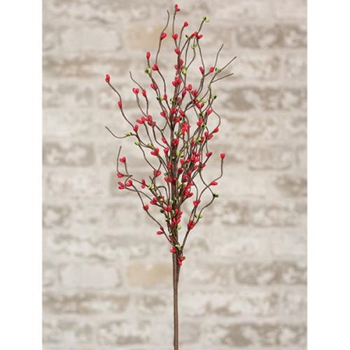 Pip Berry Spray 26" Red/Green  (Pack of 4)