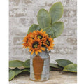 Burlap Sunflower bunch - 11" (Pack of 2)