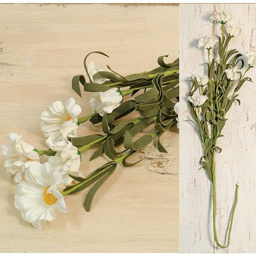 Cream Aster Daisy Spray 28"  (Pack of 4)