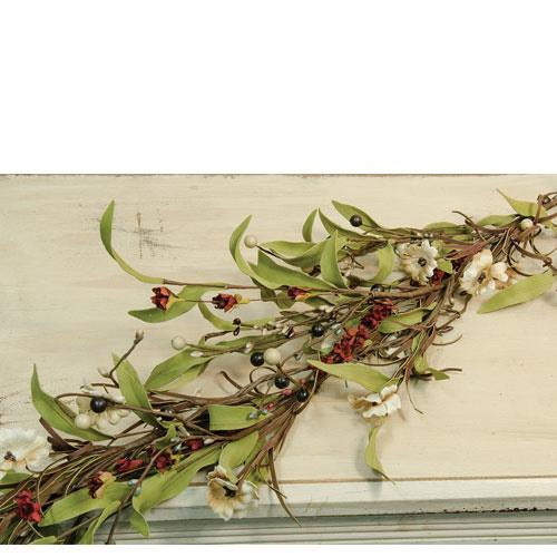 Teastain Country Flower Garland  4 ft.