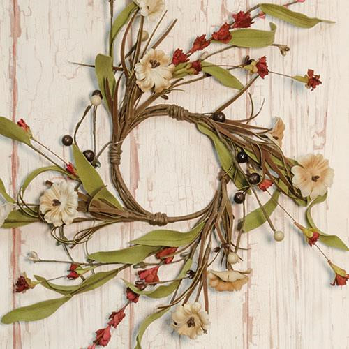Teastain Country Flower Ring 3-1/2" (Pack of 4)
