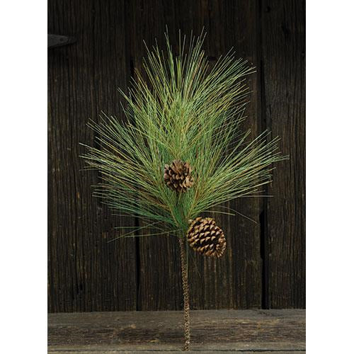 Fine Woodsy Needle Pine Branch 24"  (Pack of 4)