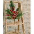Woodland Cardinal Pine Spray 24" (Pack of 2)