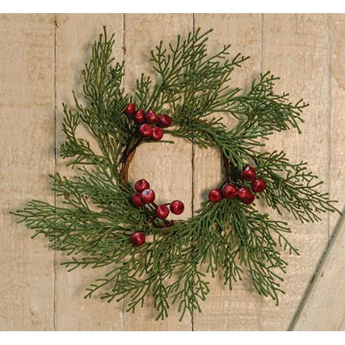 Cedar Ring w/Berries 3.5" (Pack of 2)