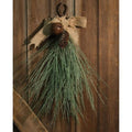 Icy Needle Pine Teardrop w/Bell & Bow 20" (Pack of 2)