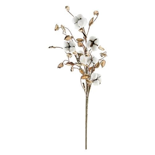 Cotton Spray w/Shells 24"  (Pack of 4)