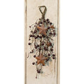 Burgundy Berry Teardrop w/Stars 14"  (Pack of 4)