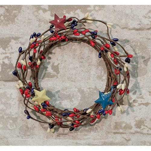 Americana Pip Ring w/ Stars 3.5" (Pack of 4)