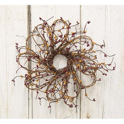 Flower Shaped Pip Wreath 12" (Pack of 2)