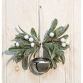 Sparkle Mistletoe Bell Ornament  (Pack of 4)