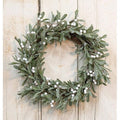 Sparkle Mistletoe Wreath 22"