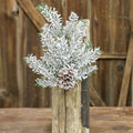 Heavy Snowy Mix Pine Spray (Pack of 2)