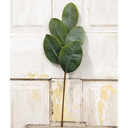 Williamsburg Magnolia Leaves Pick 20" (Pack of 4)