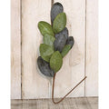 Vintage Glitter Magnolia Leaves Spray 30" (Pack of 2)