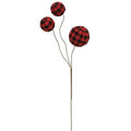 Buffalo Gingham Ball Pick 14" (Pack of 4)