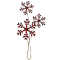 Buffalo Gingham Snowflake Pick 14"  (Pack of 4)