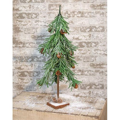 Snowy Douglas Mini Fir Tree 20"