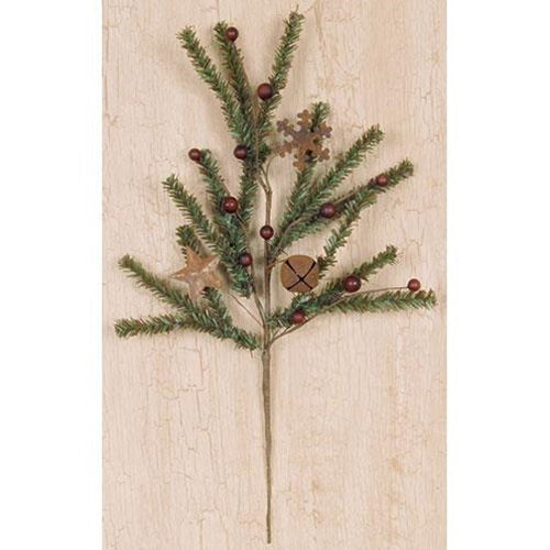 Twig and Pine Mix Pick 12"  (Pack of 4)