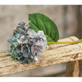 Hydrangea Pick 9" Blue  (Pack of 4)