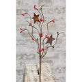 Red/Green Pip & Star Pick 12" (Pack of 4)