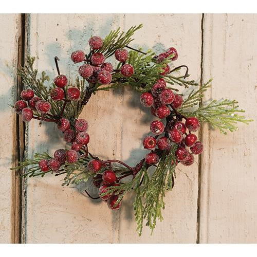 Icy Berry & Cedar Ring 3.5" (Pack of 4)