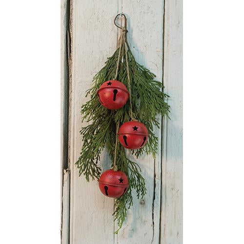 Red Bell & Cedar Drop 17"  (Pack of 4)