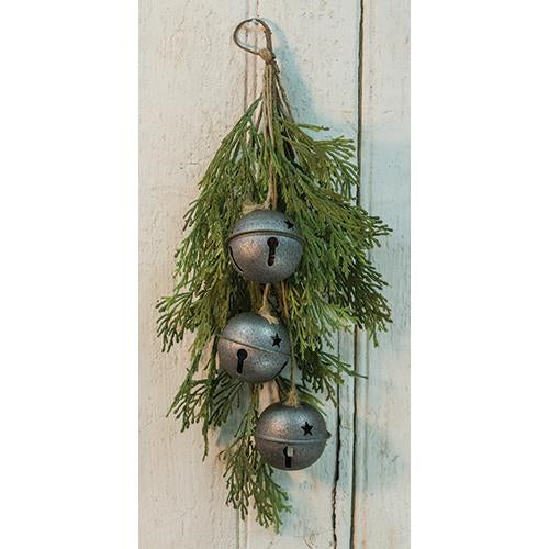 Gray Bell & Cedar Drop 17"  (Pack of 4)
