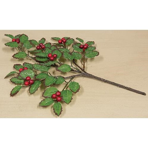 Holly & Berry Pick 14" (Pack of 4)