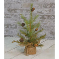 Feather Pinecone Tree 12"  (Pack of 4)
