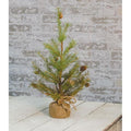 Feather Pinecone Tree 18"  (Pack of 2)