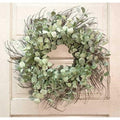 Silver Drop Eucalyptus Twig Wreath 24"