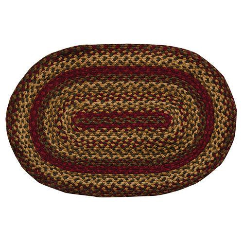 Cinnamon Oval Rug 20x30