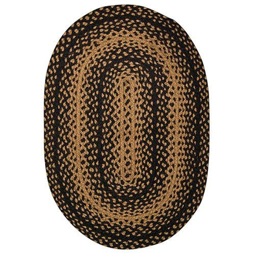 Braided Ebony Rug 3' x 5'