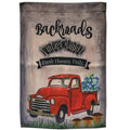 Backroads Red Truck Garden Flag (Pack of 2)