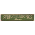 Spring Blessings Sign Green (Pack of 2)