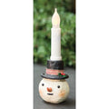 Resin Snowman Taper Holder  (Pack of 4)