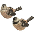 Resin Brown Bird 2 Asstd.  (Pack of 4)