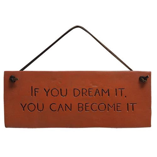 *If You Dream It Resin Sign  (Pack of 4)