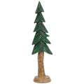Resin Carved Alpine Tree 9" (Pack of 4)