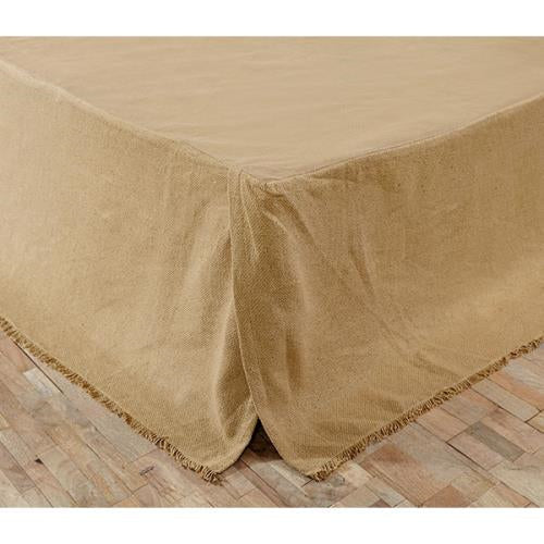 *Burlap Queen Bed Skirt