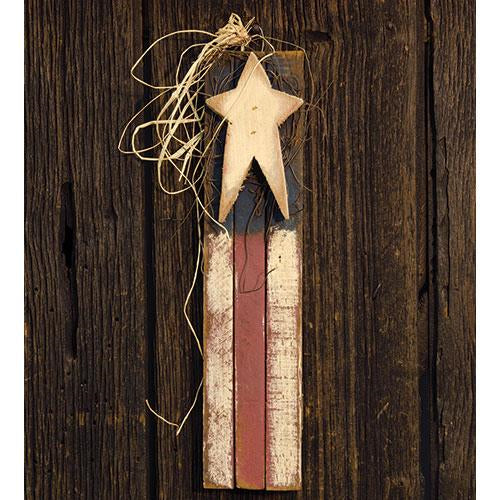 Skinny Vertical Lath Flag 18"